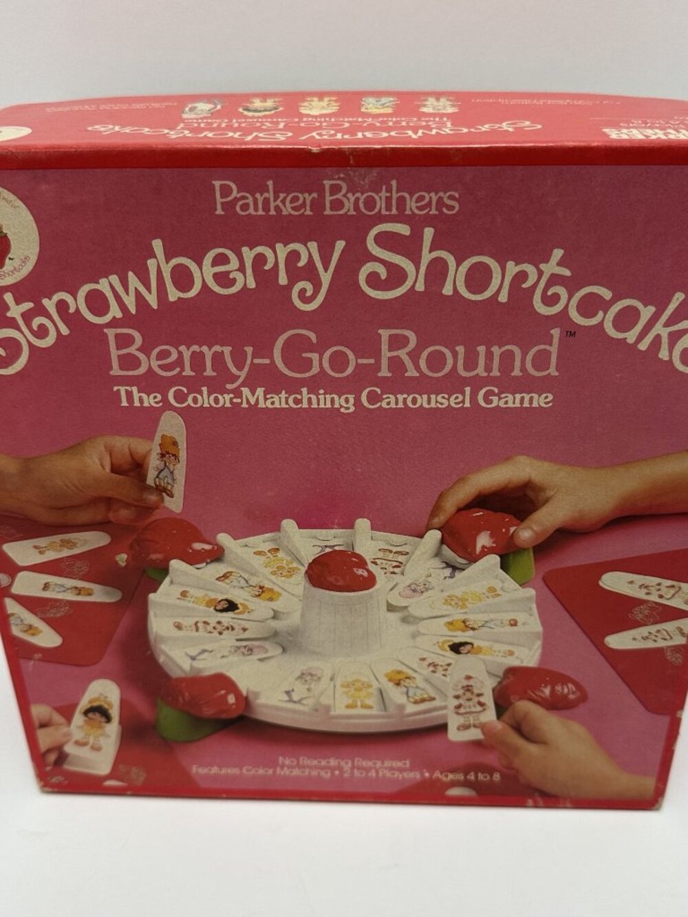 Vintage Strawberry Shortcake Berry Go Round 1981 Board Game Parker Brothers Game